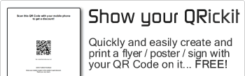 FREE - QRickit QR Code and Flyer / Poster / Sign Creator